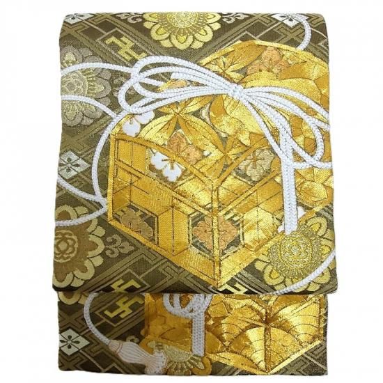 礼装用　袋帯　豪華　光沢　金彩　金糸　花紋　入学式　卒業式　七五三　結婚式 礼装用 袋帯 豪華 光沢 金彩 金糸 花紋 入学式 卒業式 七五三 結婚式