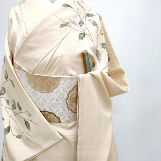 訪問着 新品 お誂え済 作家物 蒔糊地 木立風景図 カジュアル フォーマル 訪問着 御仕立上り 和服 着物コーディネート 袋帯 紬 訪問着 きもの お茶席着物 着物初心者 リサイクル着物 小紋 一昌 セレクトきもの一昌 大人の着物 藤林徳扇 婚礼着物 ブライダル  道中着 留袖 サイクル着物 綺麗な着物  名古屋帯 友禅 色無地