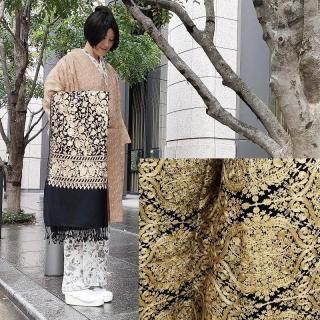 訪問着　帯　のみ　清楚な雰囲気　金駒刺繍　着物　入学式　卒業式　七五三　H9 訪問着 帯 のみ 清楚な雰囲気 金駒刺繍 着物 入学式 卒業式 七五三