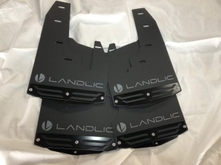 LANDLIC　マッドフラップ　BLACK　DELICA　D:5　後期型