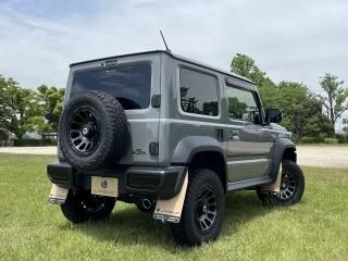 ジムニーシエラ (JIMNY SIERRA) LANDLIC マッドフラップ ブラック （ＢＬＡＣＫ）