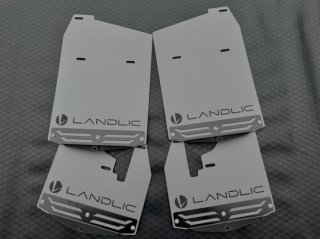 海外花系 ヤリスクロス専用マッドフラップ☆ライトオリーブ☆LANDLIC