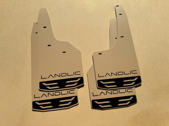 LANDLIC マッドフラップ サンドベージュ（Sand beige）ジムニー JB64用 - LANDLIC　JAPAN