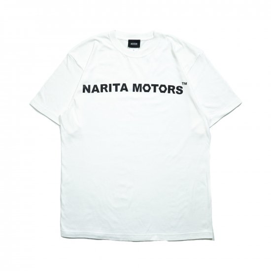 <img class='new_mark_img1' src='https://img.shop-pro.jp/img/new/icons15.gif' style='border:none;display:inline;margin:0px;padding:0px;width:auto;' />NARITA MOTORS BIG LOGO TEEWHITE 