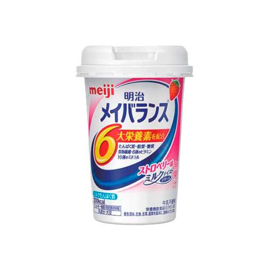 明治メイバランスＭｉｎｉカップ ストロベリー味 １２５ｍｌ × ２４本