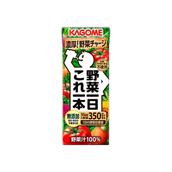 野菜一日これ一本 ２００ｍｌ × ２４本 | オーガニック野菜ジュース - 食品、備蓄品をまとめ買いするなら 箱買いnet