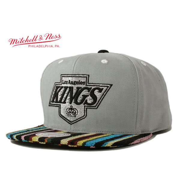 ミッチェル&ネス スナップバックキャップ 帽子 メンズ レディース MITCHELL&NESS NHL ロサンゼルス キングス フリーサイズ [ gy  ptn ] - 帽子・時計・雑貨の専門店 | Liberalization（リベラリゼーション）