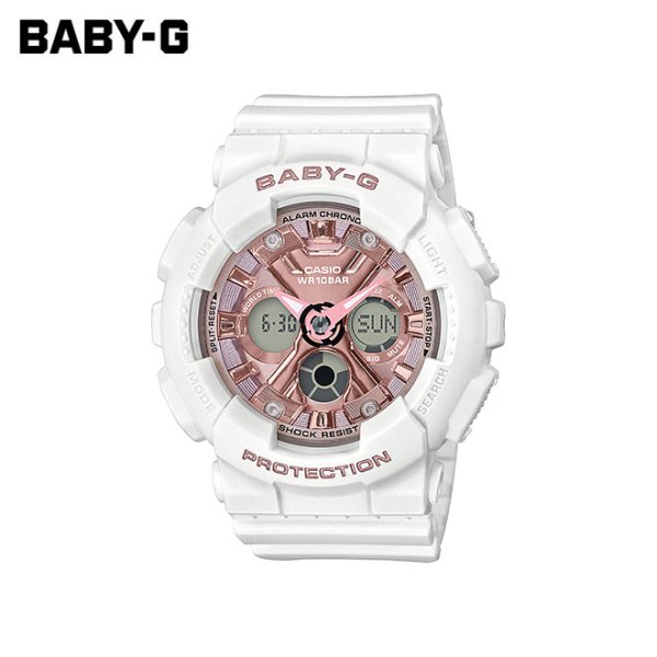 CASIO カシオ BabyG ベビージー 腕時計 レディース ホワイト ピンク - 時計