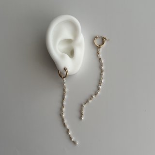 Fresh pearl  long pierce