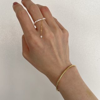 Pearl chain ring