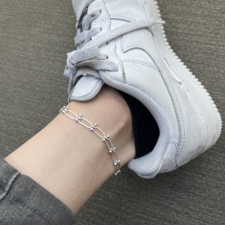 Bone chain anklet