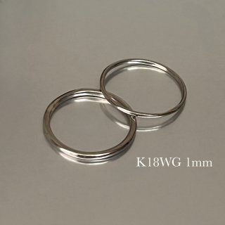 Classy ring K18WG (1mm)