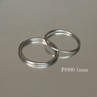 Classy ring Pt900 (1mm)