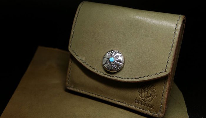 BELAKE ߥ˺ shabby chic green leather mini wallet (ӡå꡼쥶 ߥ˥å ) ܺ1