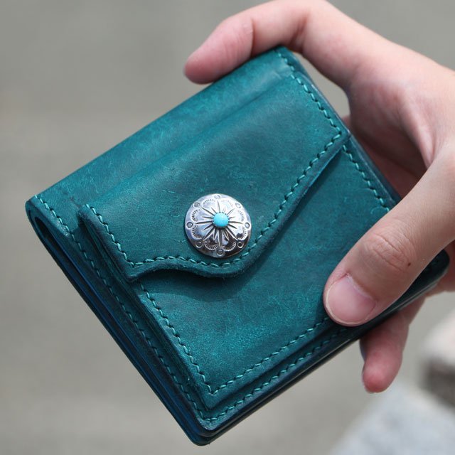 BELKAE ӥ쥤ߥ˺ Virgilio Margot turquoise blue mini wallet 른ꥪ ޥ르 ֥롼 ߥ˥å 