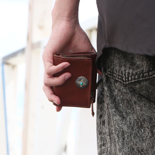 BELKAE 3ޤߥ˺ trifold wallet cultured brown leather(㡼ɥ֥饦ȥեɥå) 