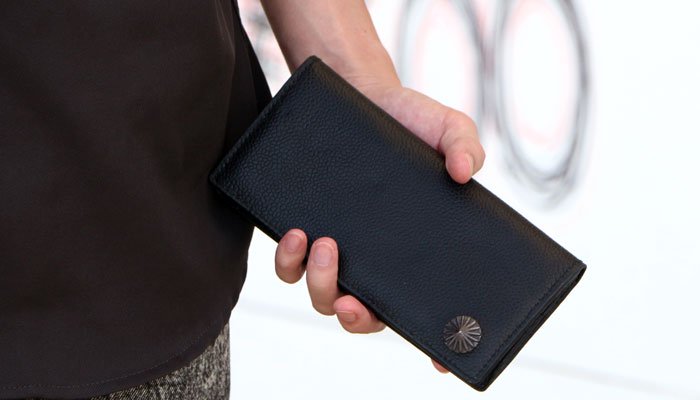 BELAKE Ĺ ANNONAY black leather long wallet (Υͥ ֥å쥶 󥰥å)ܺ2
