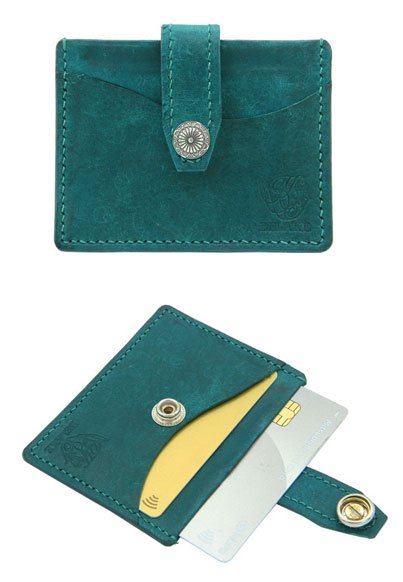 BELAKE 쥶ʪƥ ɥѥ Virgilio Margot turquoise blue card case(ꥸꥪ ޥ르 ֥롼 ɥ)