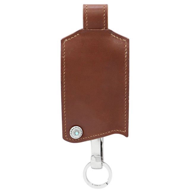 Belake(ビレイク）キーケース wave leather keycase with turquoise 