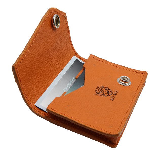 BELAKE ̾졦ɥ ANNONAY boxcalf orange leather card case (Υͥ ܥå 󥸥쥶 ɥ) ܺ1