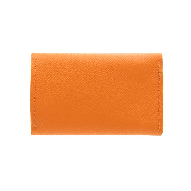 BELAKE キーケース ANNONAY boxcalf orange leather keycase (アノネイ