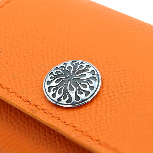 BELAKE キーケース ANNONAY boxcalf orange leather keycase (アノネイ