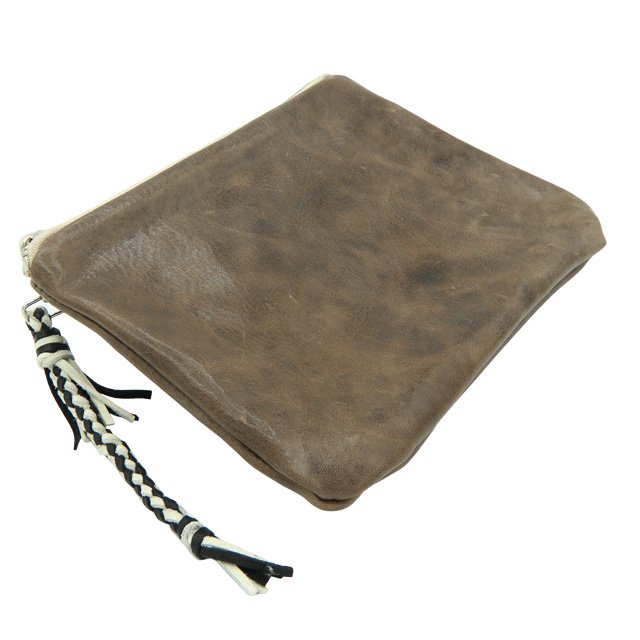 BELAKE ׾ʪ douglas dark brown leather pouch(饹 ֥饦쥶 ݡ ܺ1