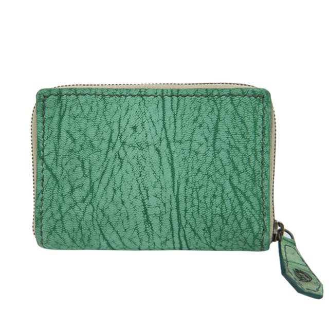 BELAKE ミニ財布 compact wallet scrub green goat leather(スクラブグリーンゴートレザーコンパクトウォレット)