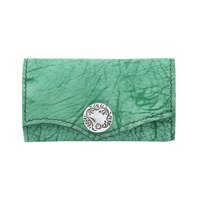 BELAKE キーケース keycase scrub green goat leather(スクラブグリーンゴートレザーキーケース)詳細1