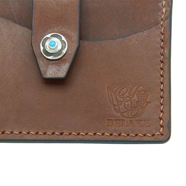 BELAKE カードケース・パスケース cultured brown leather card case(カルチャードブラウンカードケース)  詳細1