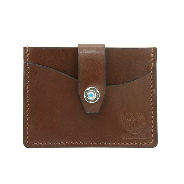 BELAKE カードケース・パスケース cultured brown leather card case(カルチャードブラウンカードケース) 