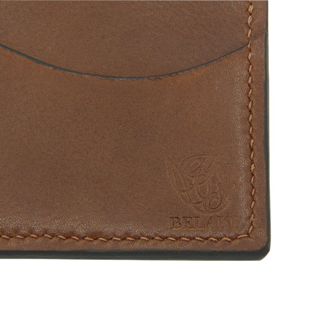 BELAKE カードケース・パスケース terra firma brown leather card case(テラフィルマブラウンカードケース)詳細2