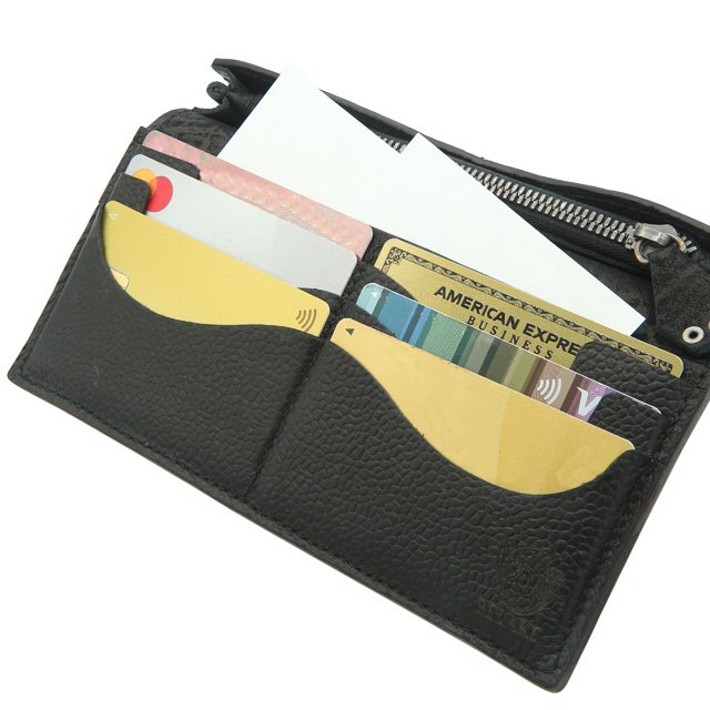 BELAKE 長財布 ANNONAY black leather long wallet (アノネイ ブラック