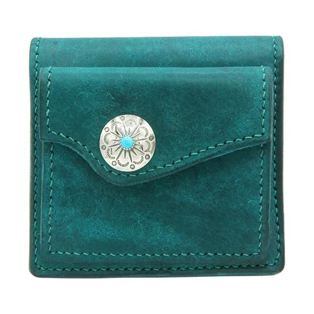 BELAKE ミニ財布 Virgilio Margot turquoise blue mini wallet 