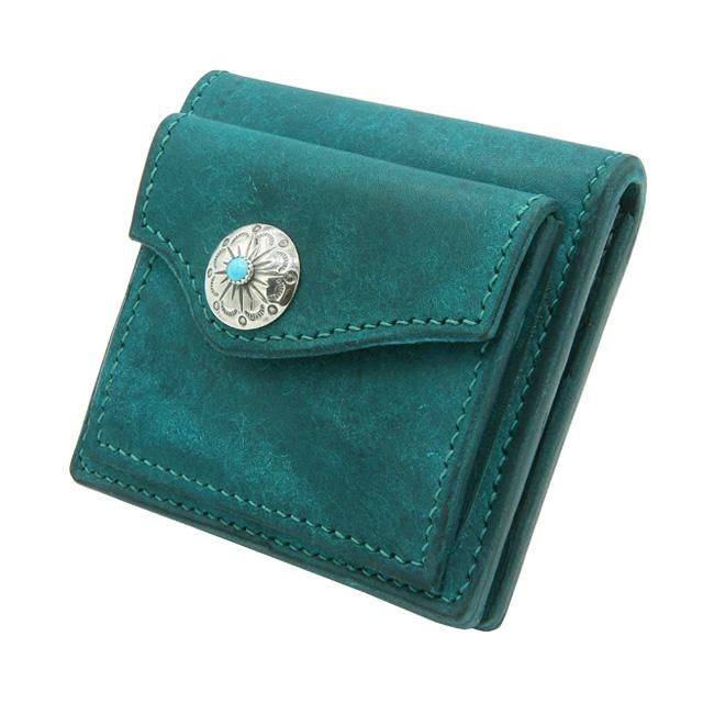 BELAKE ミニ財布 Virgilio Margot turquoise blue mini wallet 