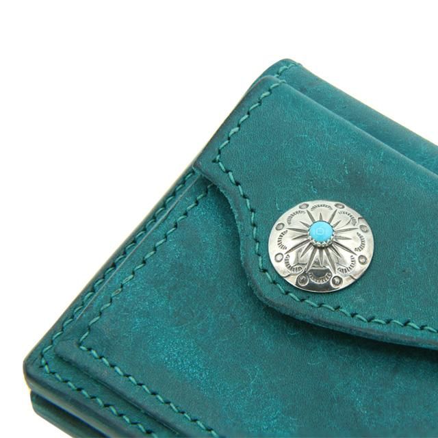 BELAKE ミニ財布 Virgilio Margot turquoise blue mini wallet