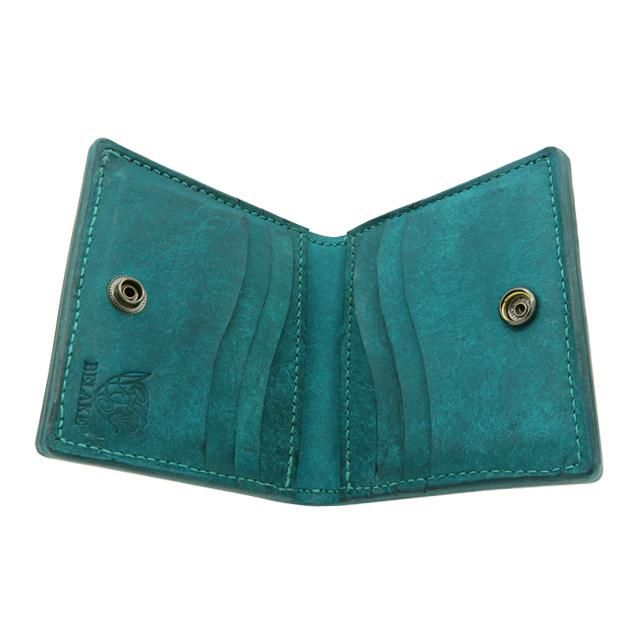 BELAKE ミニ財布 Virgilio Margot turquoise blue mini wallet 