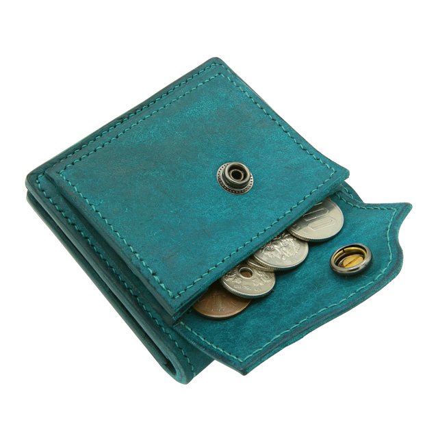 BELAKE ミニ財布 Virgilio Margot turquoise blue mini wallet