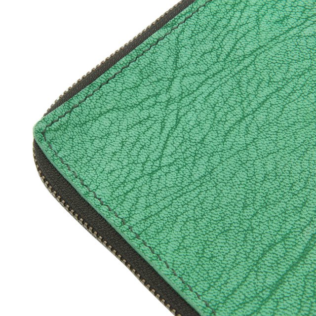 BELAKE ׾ʪ scrub green goat leather pouch(֥꡼󥴡ȥ쥶 ݡ) ܺ2