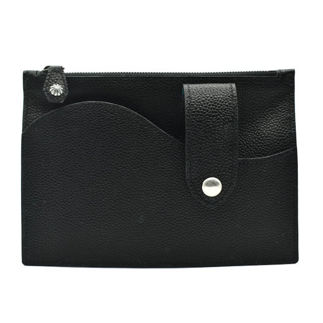 BELAKE ׾ʪ ANNONAY black leather pouch/Clutch bag (Υͥ ֥å쥶 ݡ/åХå)