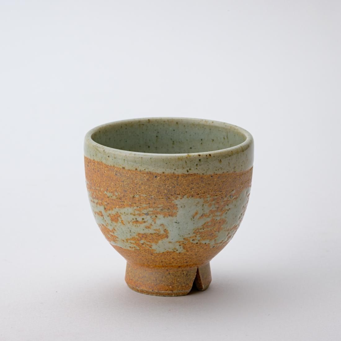 辻村塊作 志野茶碗 (父、辻村史朗) - 工芸品