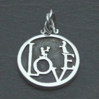 LOVE MINI COIN PENDANT