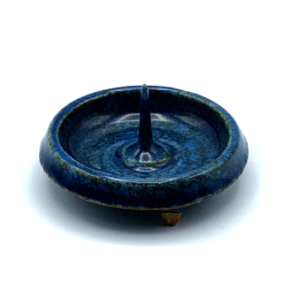 豆皿燭台(ブルー)
