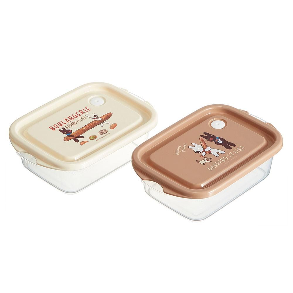 抗菌 シールボックス 500ml 2個セット FCN2WAG LG - リサと