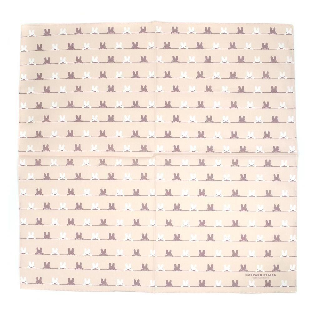 リサとガスパール <img class='new_mark_img1' src='https://img.shop-pro.jp/img/new/icons11.gif' style='border:none;display:inline;margin:0px;padding:0px;width:auto;' />【公式ショップ限定】ハンカチ(ひょっこり)ベージュ LG