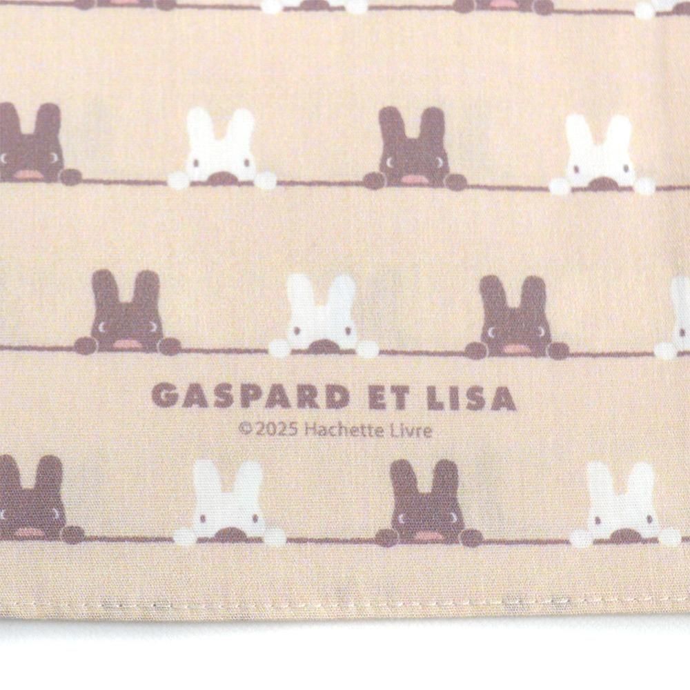 リサとガスパール <img class='new_mark_img1' src='https://img.shop-pro.jp/img/new/icons11.gif' style='border:none;display:inline;margin:0px;padding:0px;width:auto;' />【公式ショップ限定】ハンカチ(ひょっこり)ベージュ LG