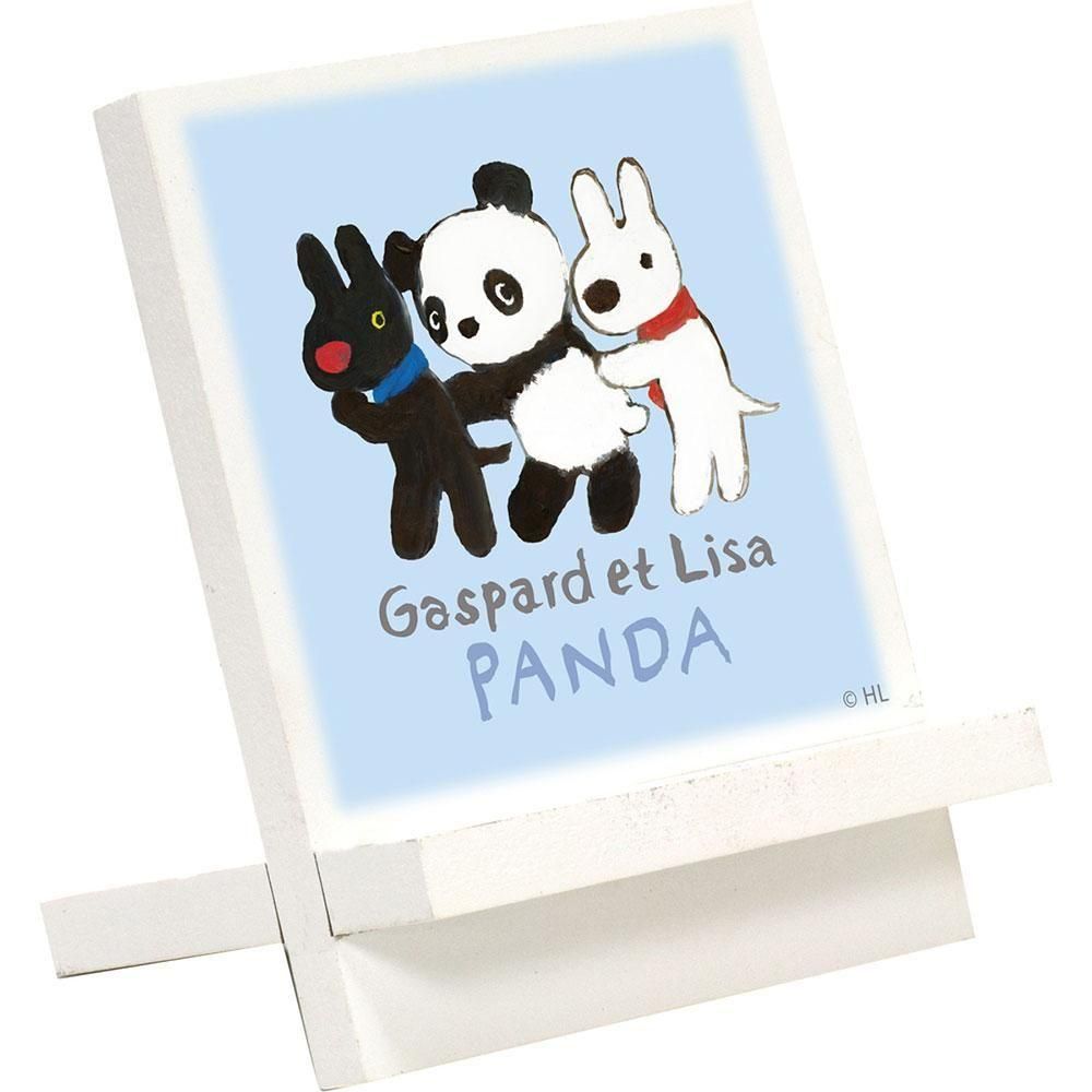 木製イーゼルアート （パンダといっしょ1） GL-00901 LG - リサ