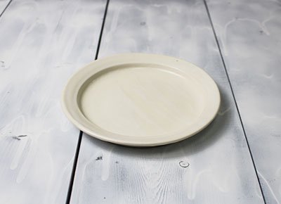「ショートリム皿A（パン皿小）（白マット調）」/小皿/軽食やパンの取り皿