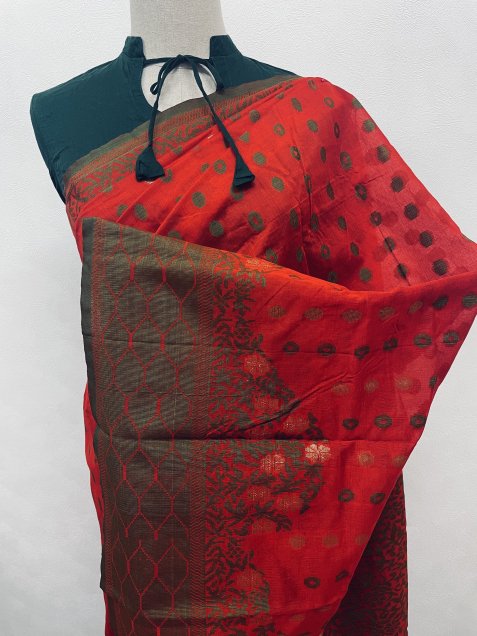 ˡåȥ󥵥꡼ɥåȥǥФȥɡjamdani cotton saree dots design 