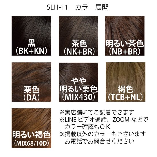 SLH-11 人毛以上の画期的な日本製人工毛髪 リアルエアーウィッグ レディース 部分ウィッグ ヘアピース 人工地肌付き分け目 毛足長め＆毛量たっぷり  ショート～セミロングの方に 耐熱 医療用としても - リアルエアーウィッグ公式オンラインショップ